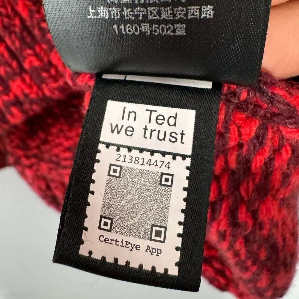 Ted Baker  red sweater size 3/medium - Image 6