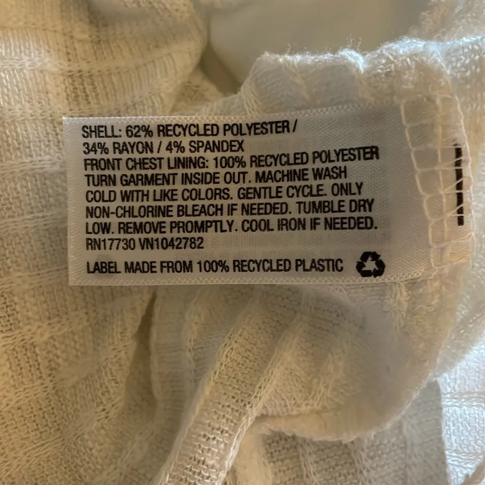 Target - Wild Fable Long Sleeve Sweetheart Crop Top, White, Size S, EUC - Image 7