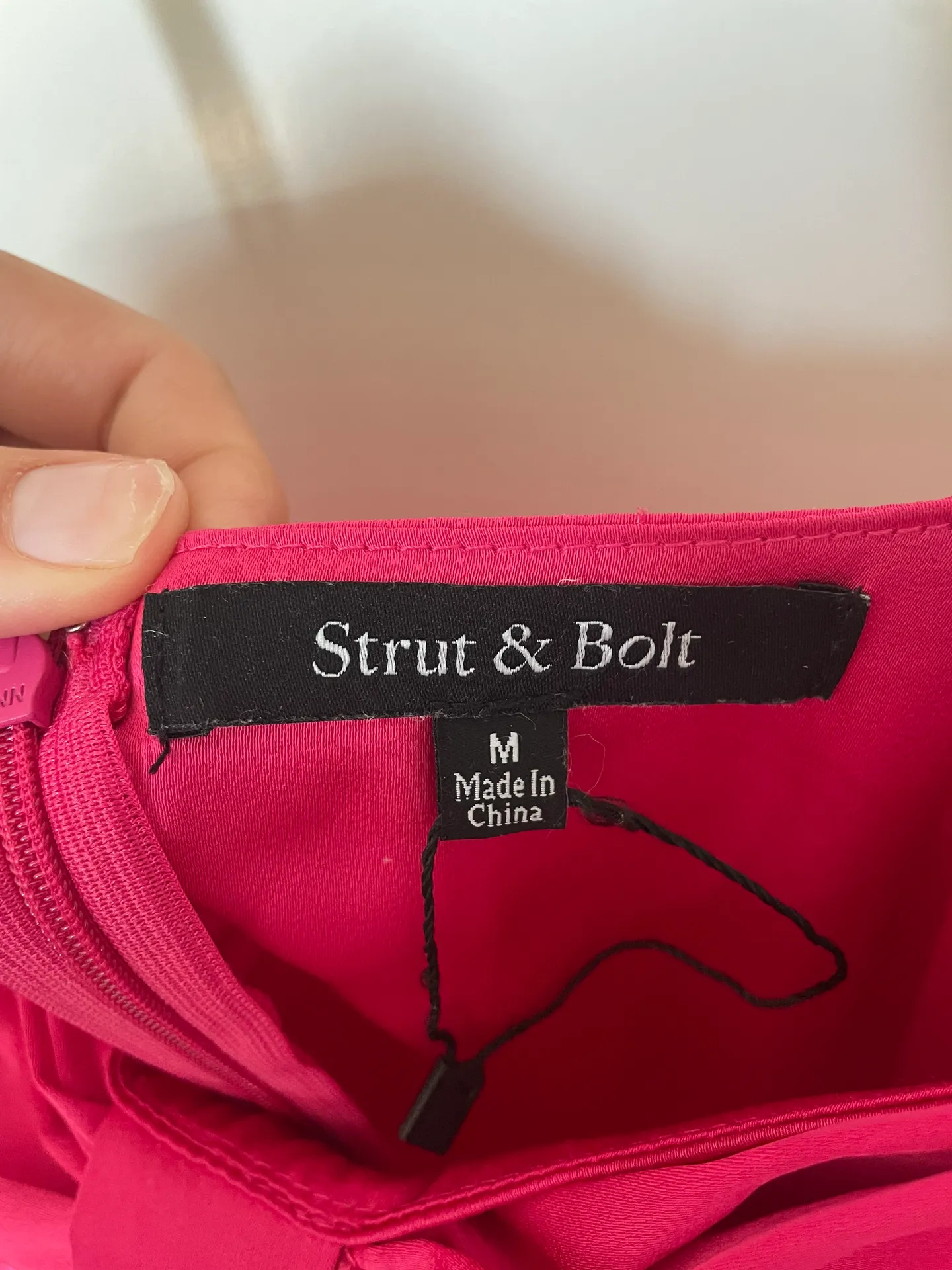 Pink Bow Satin Maxi Dress - Image 4