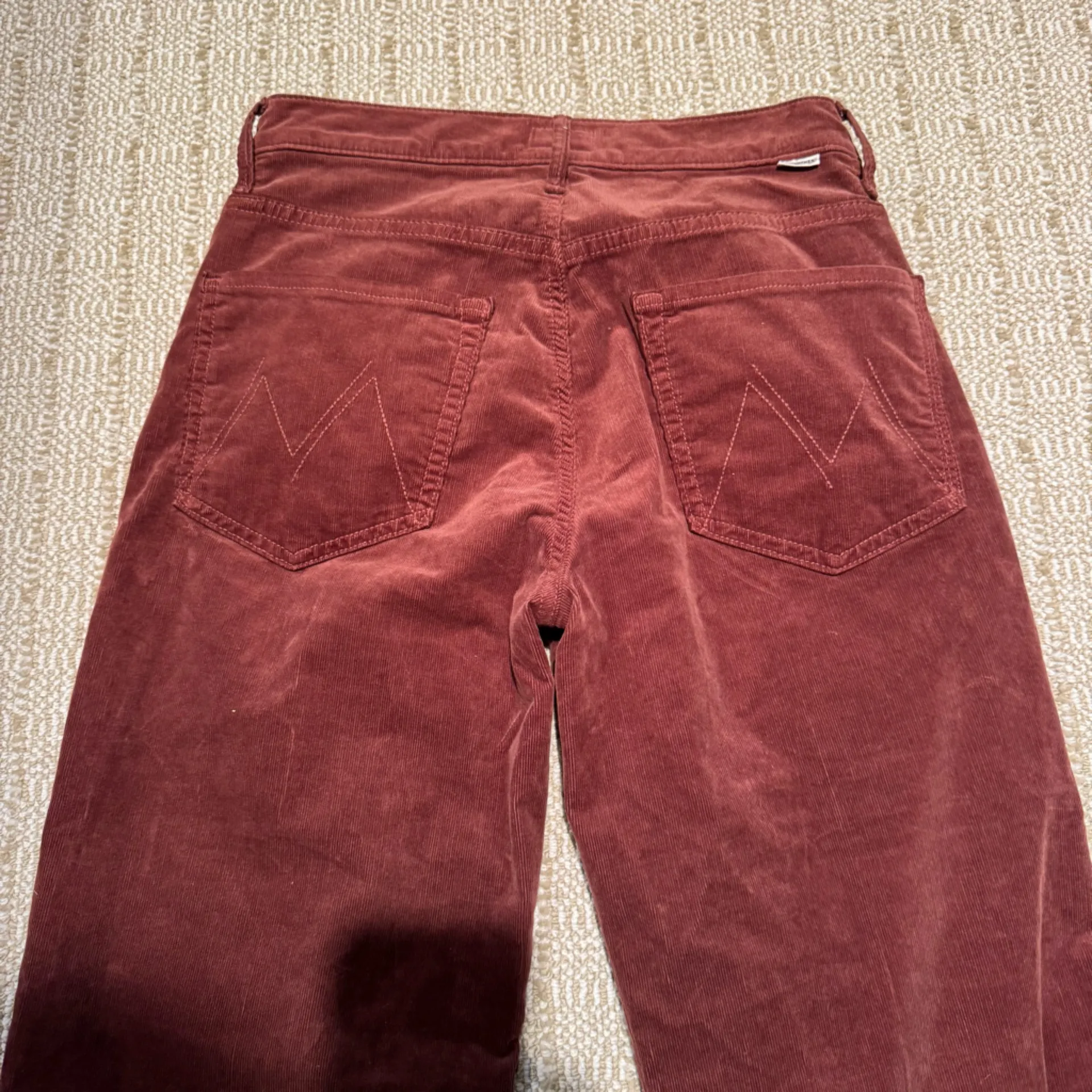 MOTHER The Maven Corduroy Ankle Mid Rise Wide - Image 7