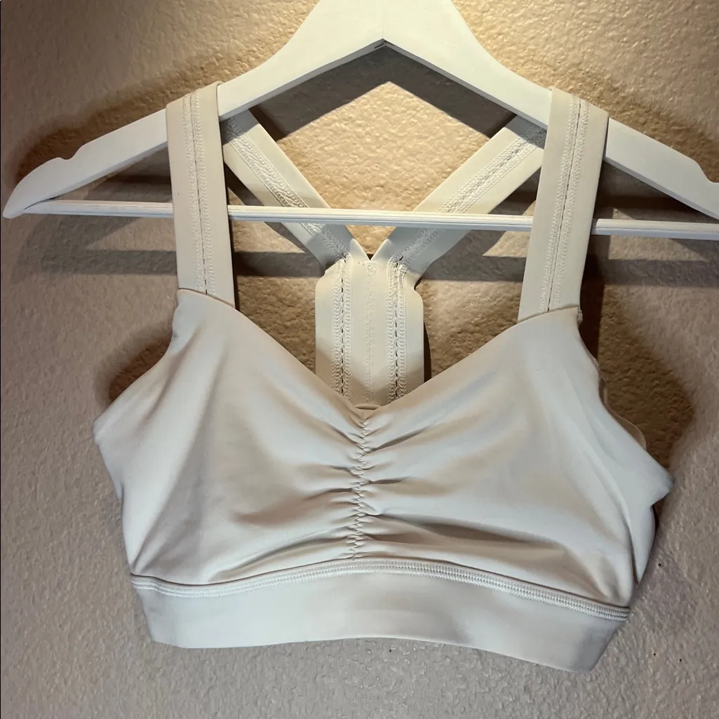 Handful Women’s Y Back Bra Size Small White - Image 4