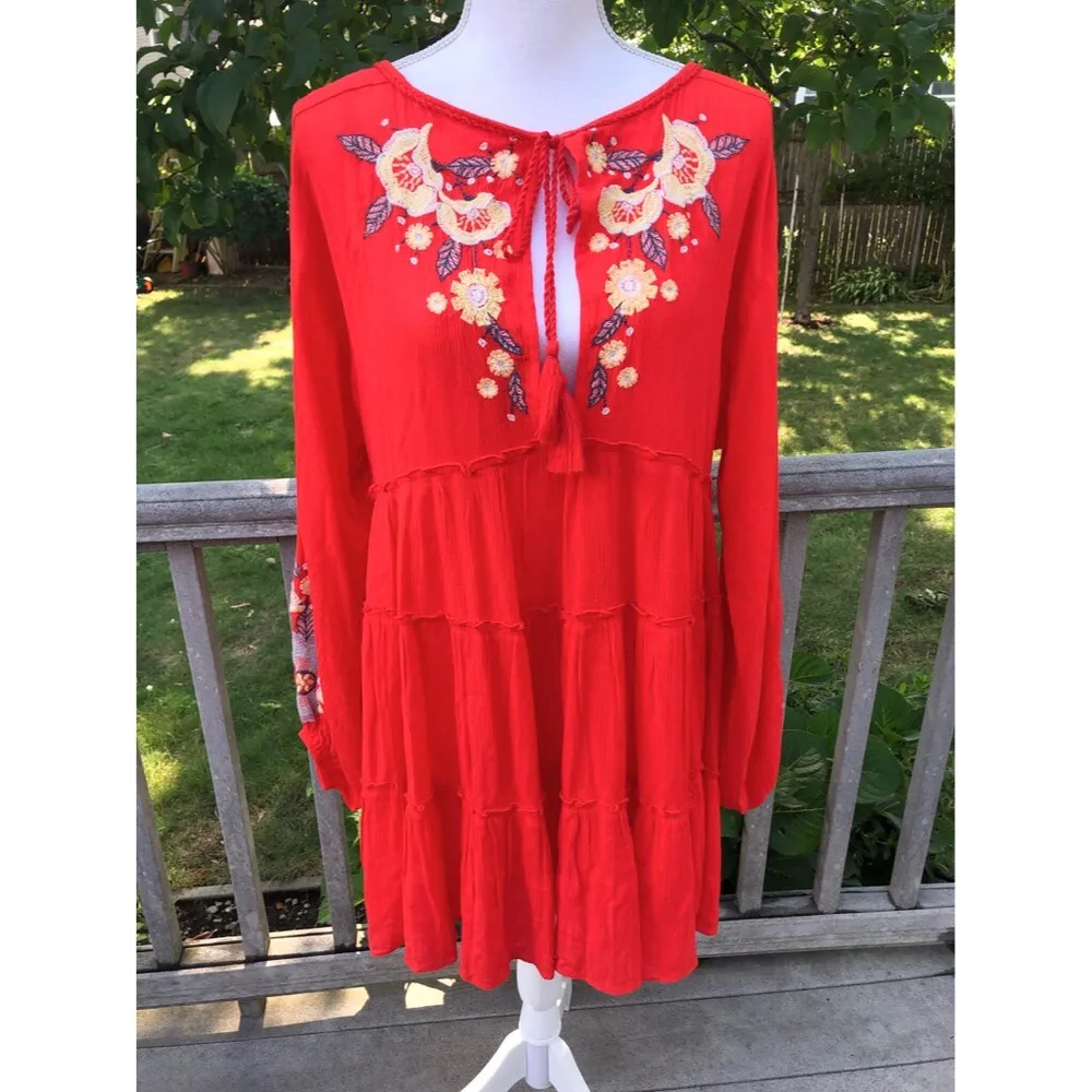 Free People Spell On You Embroidered Mini Dress - Image 6