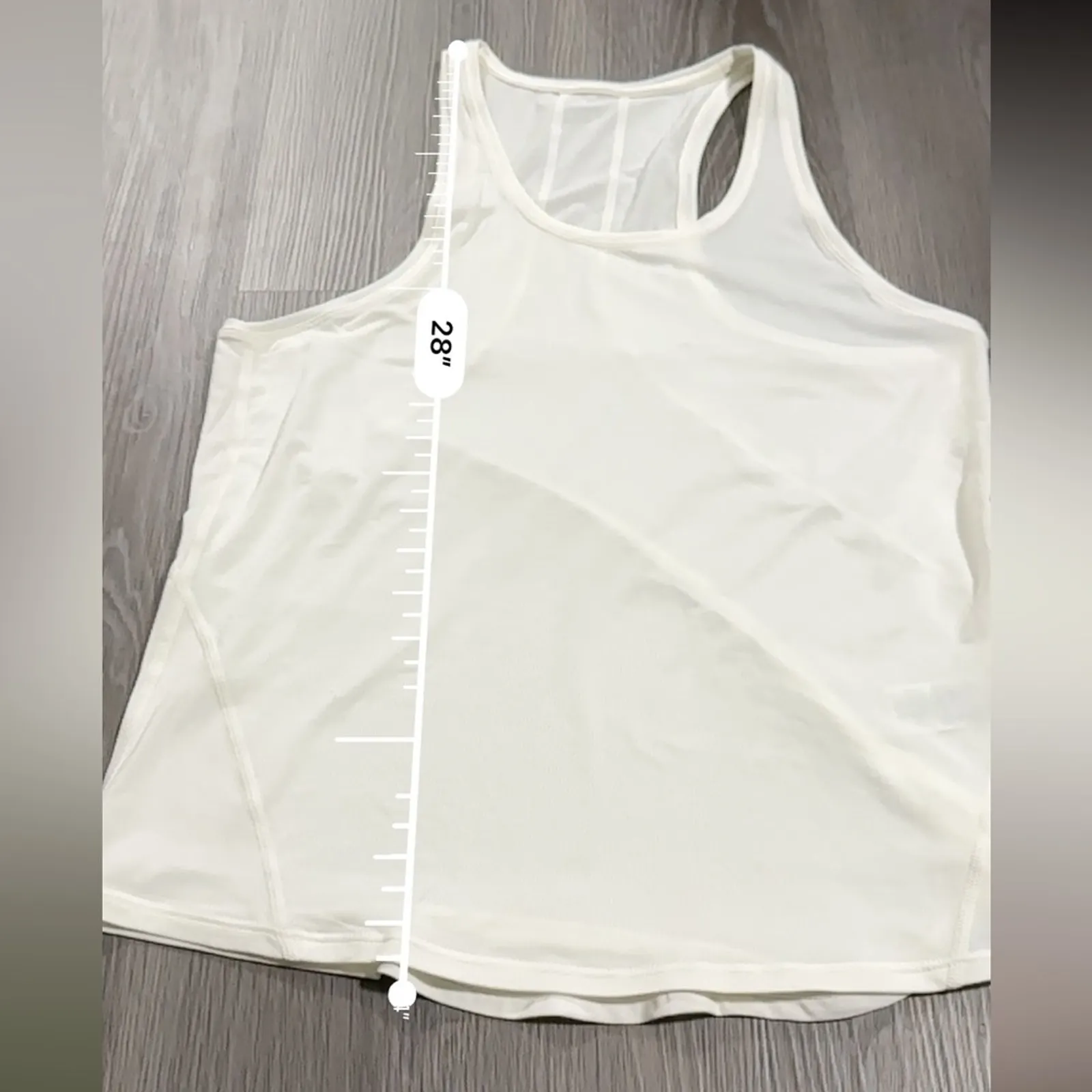 Sweaty‎ Betty Off White Sleeveless Scoop Neck Activewear Tank Top Size S - Image 8