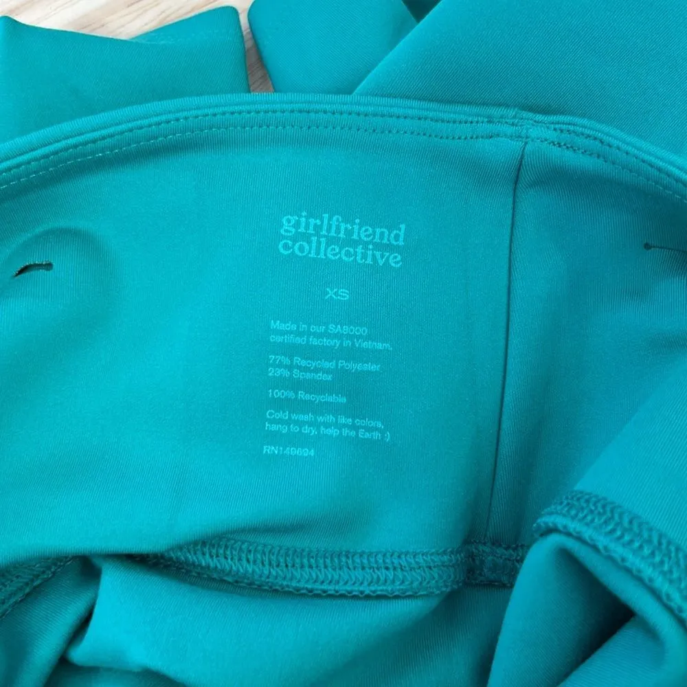 Girlfriend Collective Monaco Green FLOAT Ultralight Run Bike Short Size XS NWT - Image 9