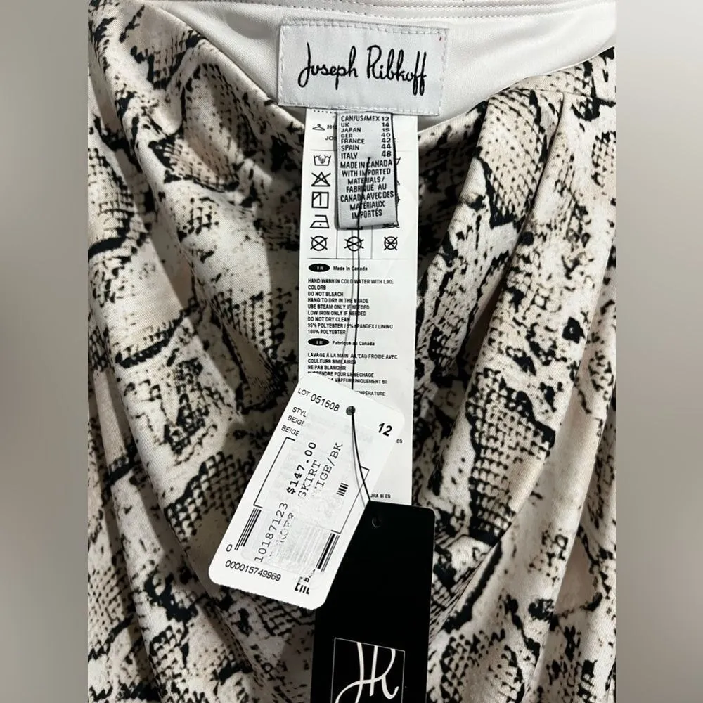 Joseph Ribkoff Beige-Black Skirt - Image 2