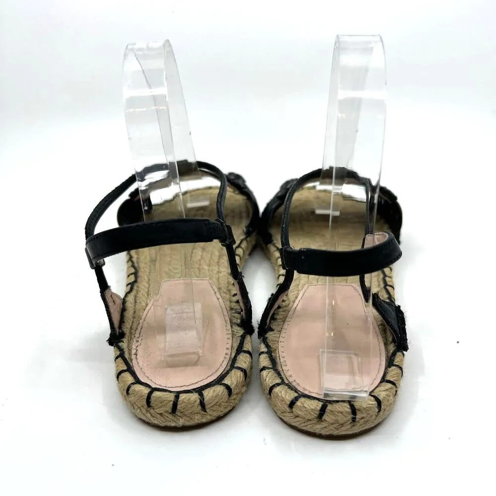 Avec Les Filles Genevie Slingback Espadrille Sandal Black 6.5 US - Image 6