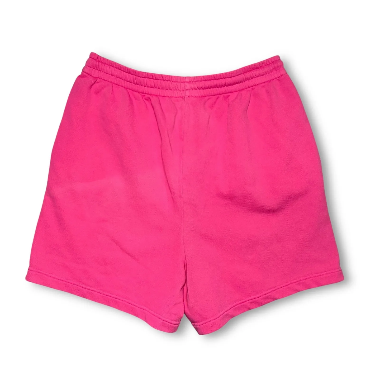 NWT (Flaw) SKIMS Lounge Sweat Shorts Hot Pink Women's L - Image 2
