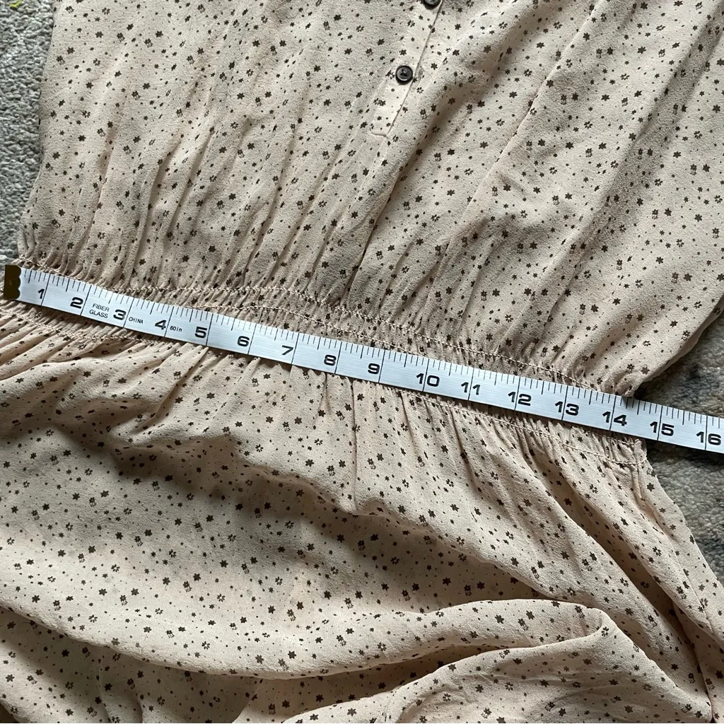 Club Monaco Sheer Silk Chiffon Tunic Mini Dress Small 6 - Image 9