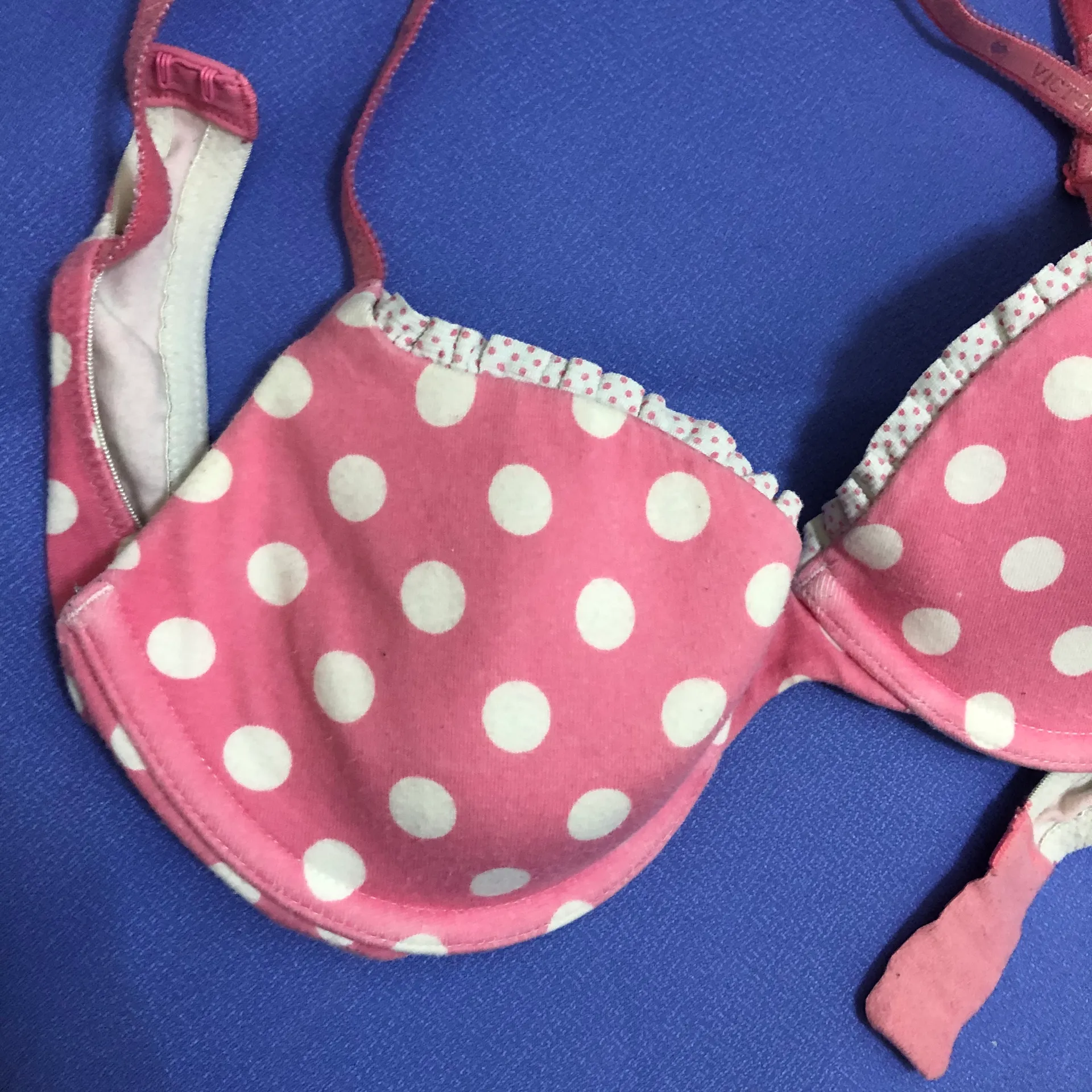 Victoria Secret Cotton Lined Demi - 34B - Image 6
