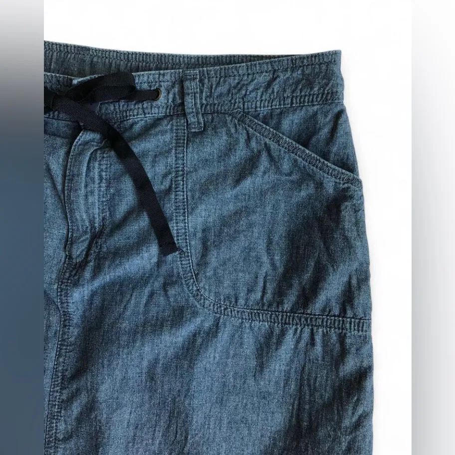 White Stag Skirt Women's Size 16 Blue Adjustable Waist Casual - Image 4