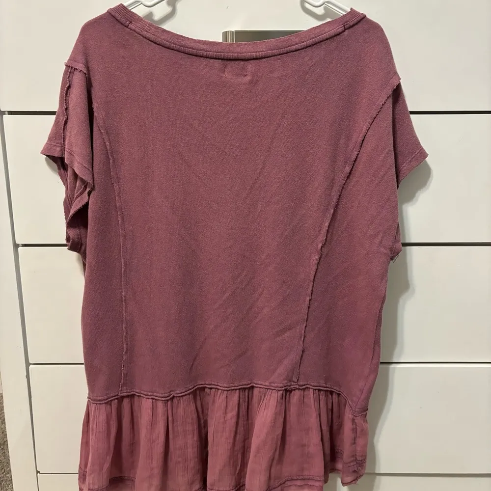 Urban Outfitters Mauve Peplum Babydoll Top NWT - Image 3