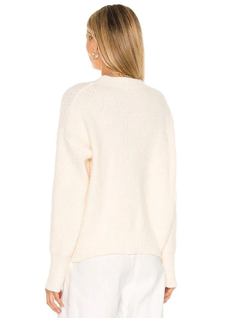 Lovers + Friends Kaitlyn Sweater in Cream Small - Image 4
