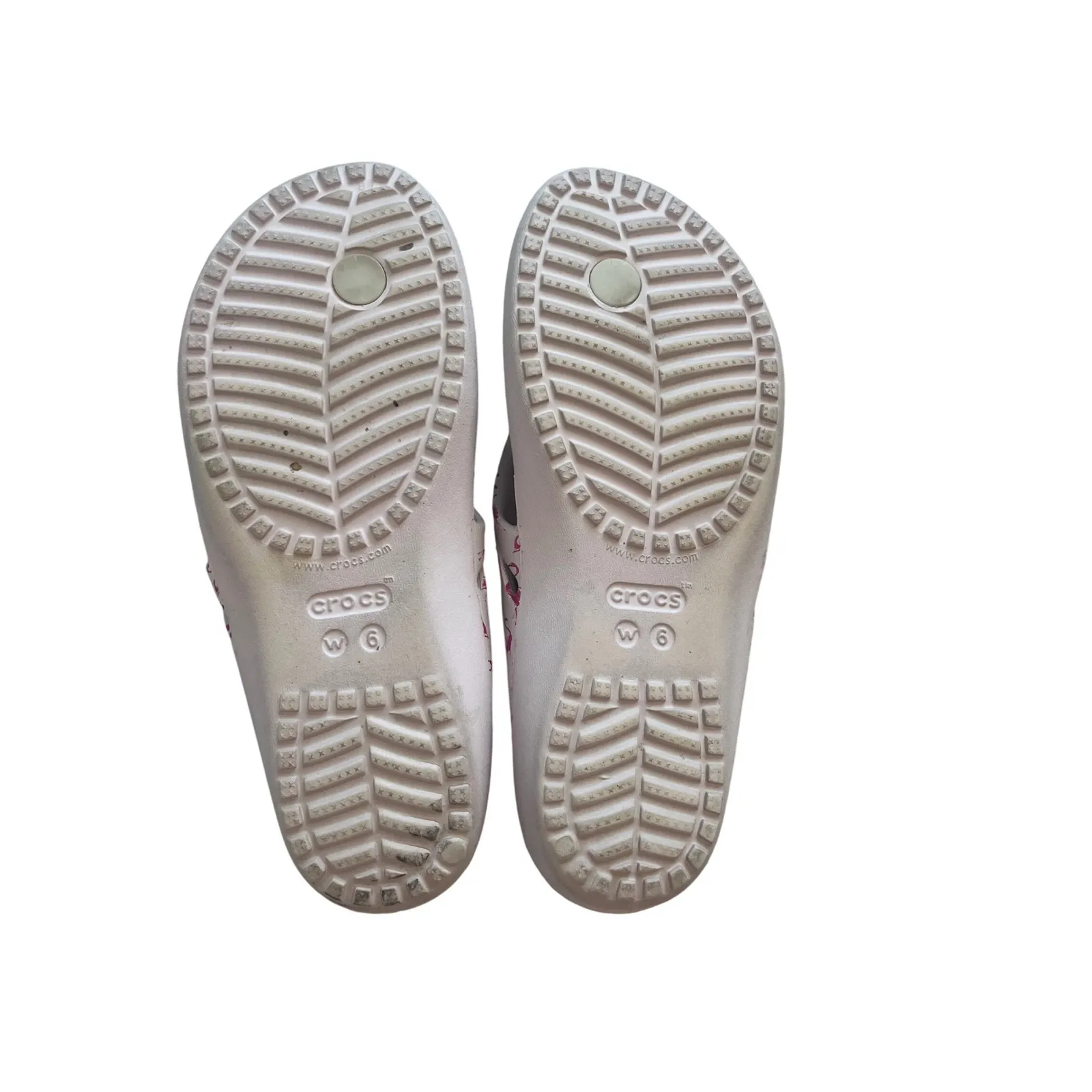 Women's croc sandal‎ size 6 pink flamingo - Image 2