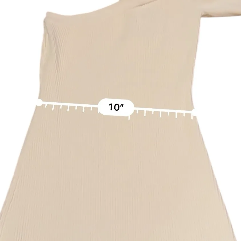 Gauge81 Tinino Ivory One Long‎ Sleeve Knit Mini Dress Sz S NEW White - Image 10