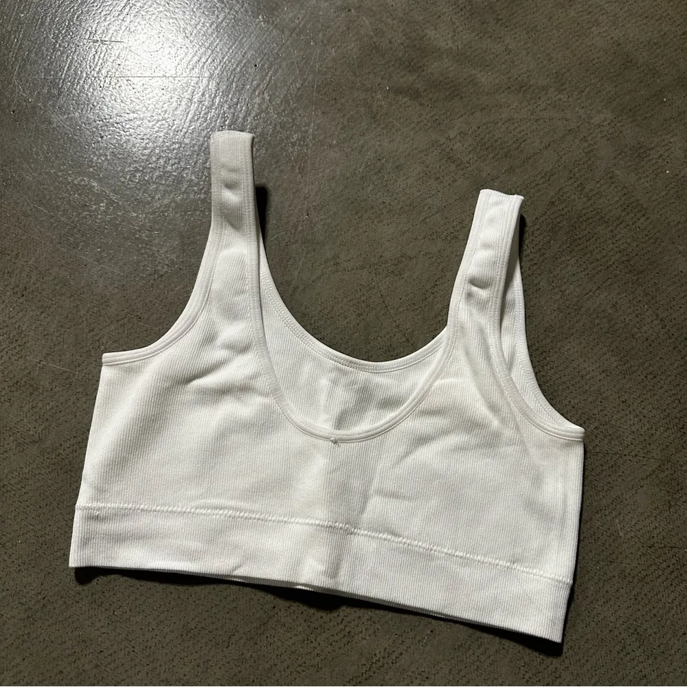 Dorina Flo knit non padded ribbed bralet 3 pack in black khaki and white - Image 7