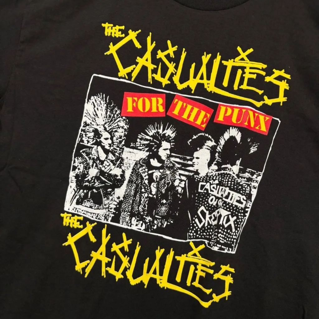 The Casualties For the Punx Album Cover Punk Band T-Shirt XL - Image 4