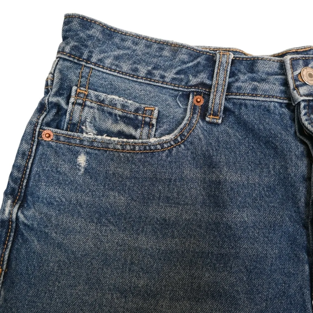 Old Navy Womens 12 O.G. Short High Rise Rainbow Embellished Denim Jean Shorts - Image 3