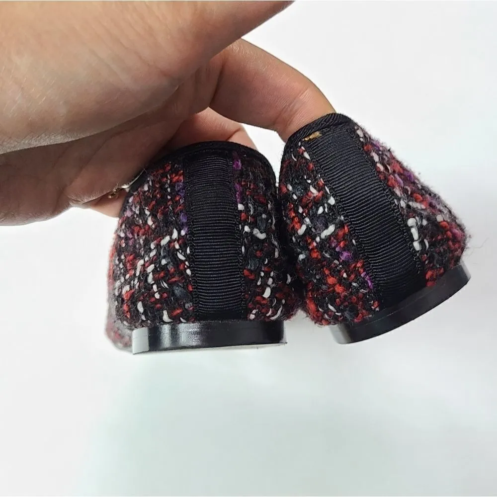 JustFab Women's Multicolor‎ Vanity Ballet Flats Size 6 - Image 4