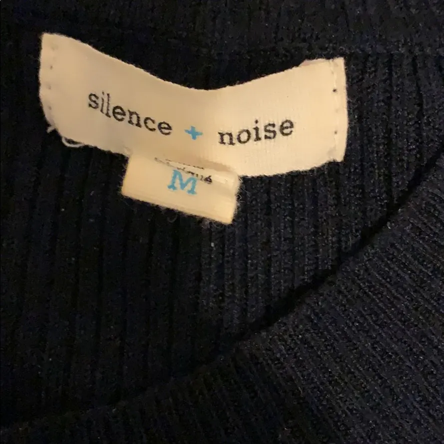 Blue Silence + Noise cut out color block tank Size Medium - Image 6