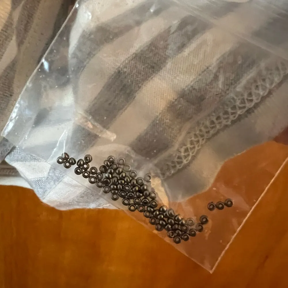 Talbots Striped Shirt Beaded BOW Graphic Cotton Tee 3/4 Sleeves Top NWT Size X - Image 8