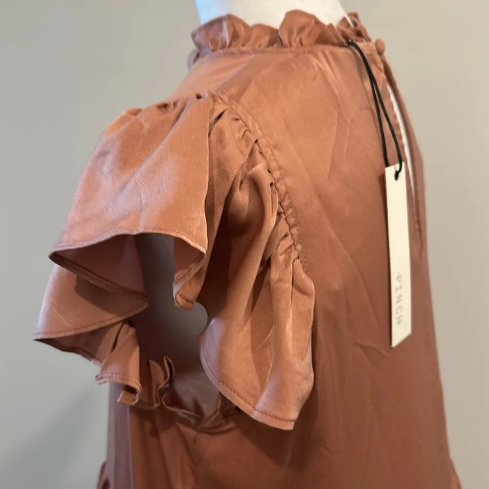 NWT Pinch Mauve Midi Dresss Sz L Pink Size L - Image 4