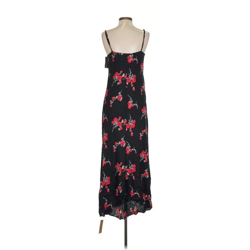 NWT Reformation Daisey Maxi in Cameo Black Red Floral Tank Slip Dress 4 - Image 6