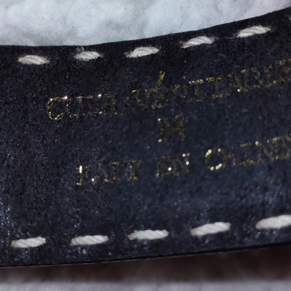 Principles leather belt. (#0931) - Image 6