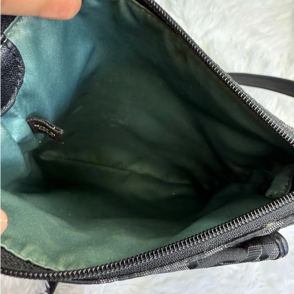 COACH Kristin Silver Black Crossbody - Image 8