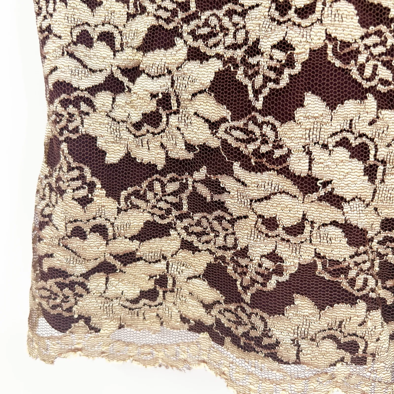 Express Womens Y2K Romantic Coquette Feminine Lace Overlay Cami Tank Top Size XS - Image 2