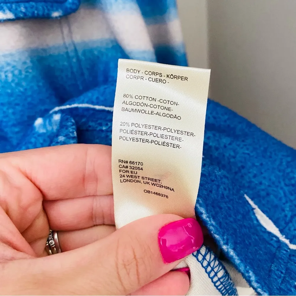 Free People Ruby Fleece Shacket Blue Sz XS - Image 5