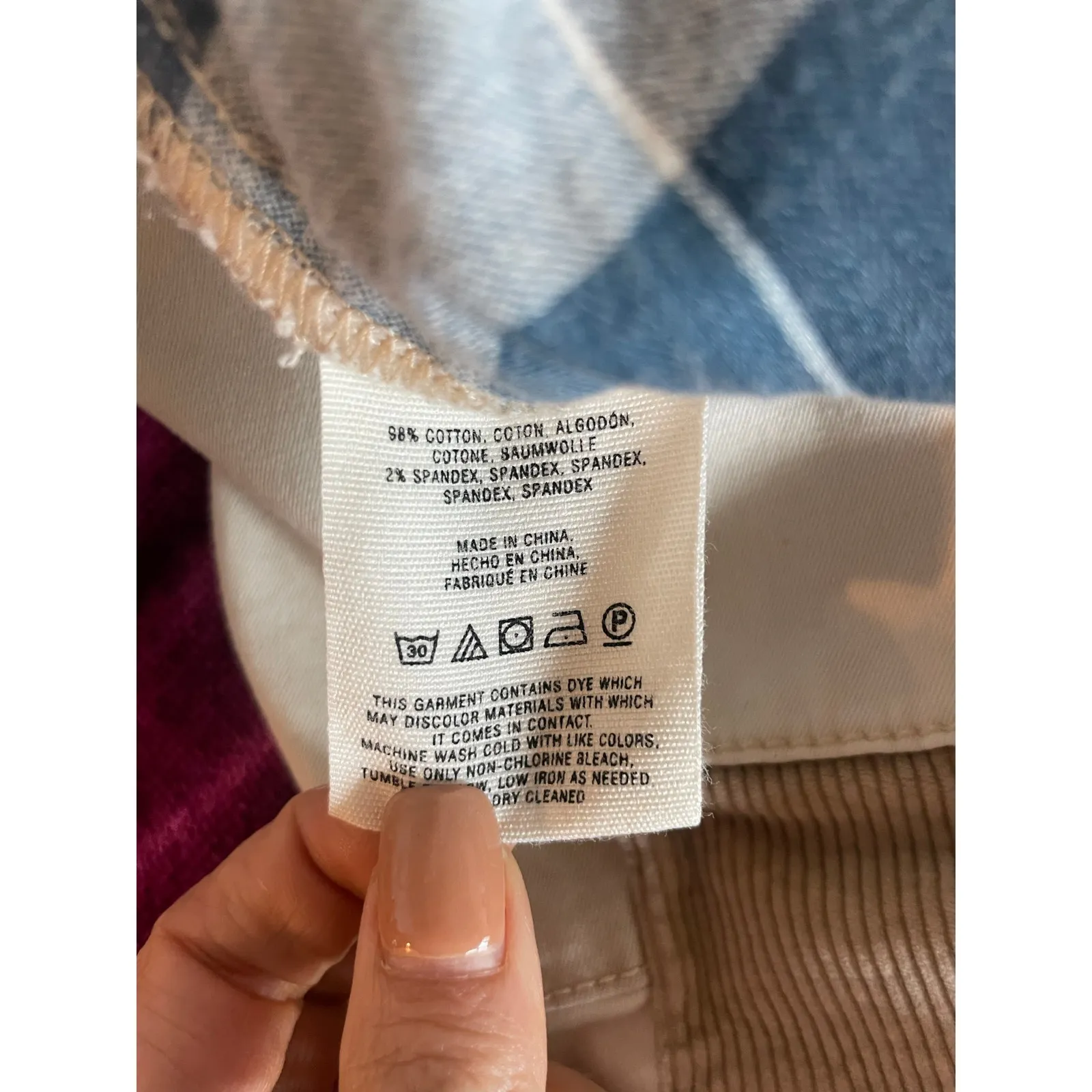 Anthropologie PILCRO Patchwork Mini Skirt w Corduroy Size 29 Medium M 8 - Image 5