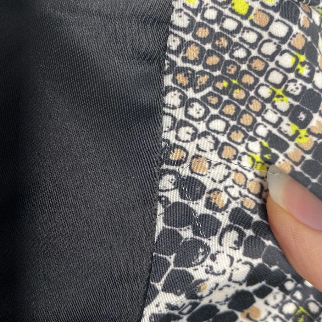 Universal Standard Levana satin snake print caftan regular size XS - Image 12