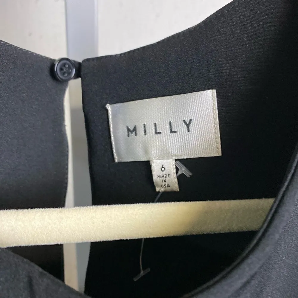 #700 MILLY Bow Sleeve Mod Mini Dress - Image 7