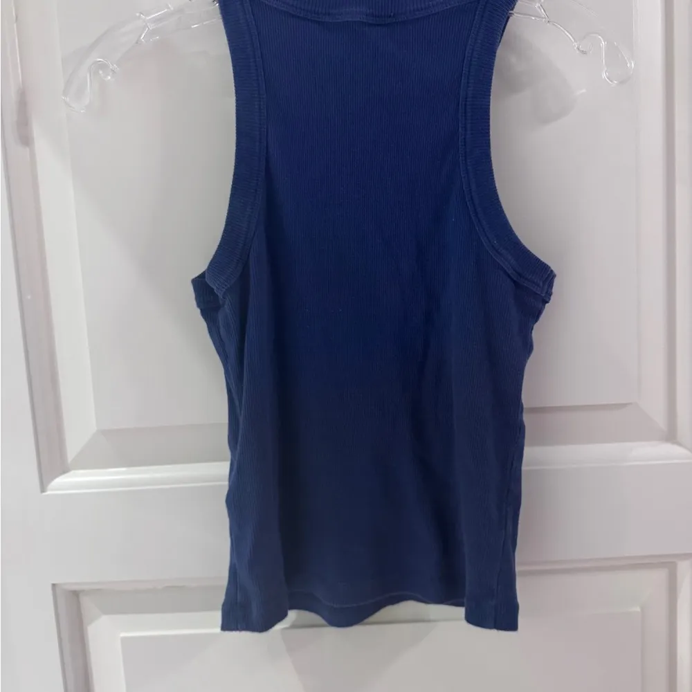 Blue Sleeveless Women's Top - Image 3