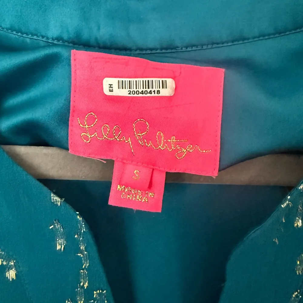 Lilly Pulitzer Elenora Silk Dress - Size Small - Image 5