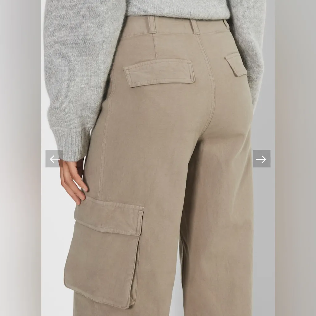 Aritzia TNA Beige Picture Cargo Pants 00 Tan - Image 3