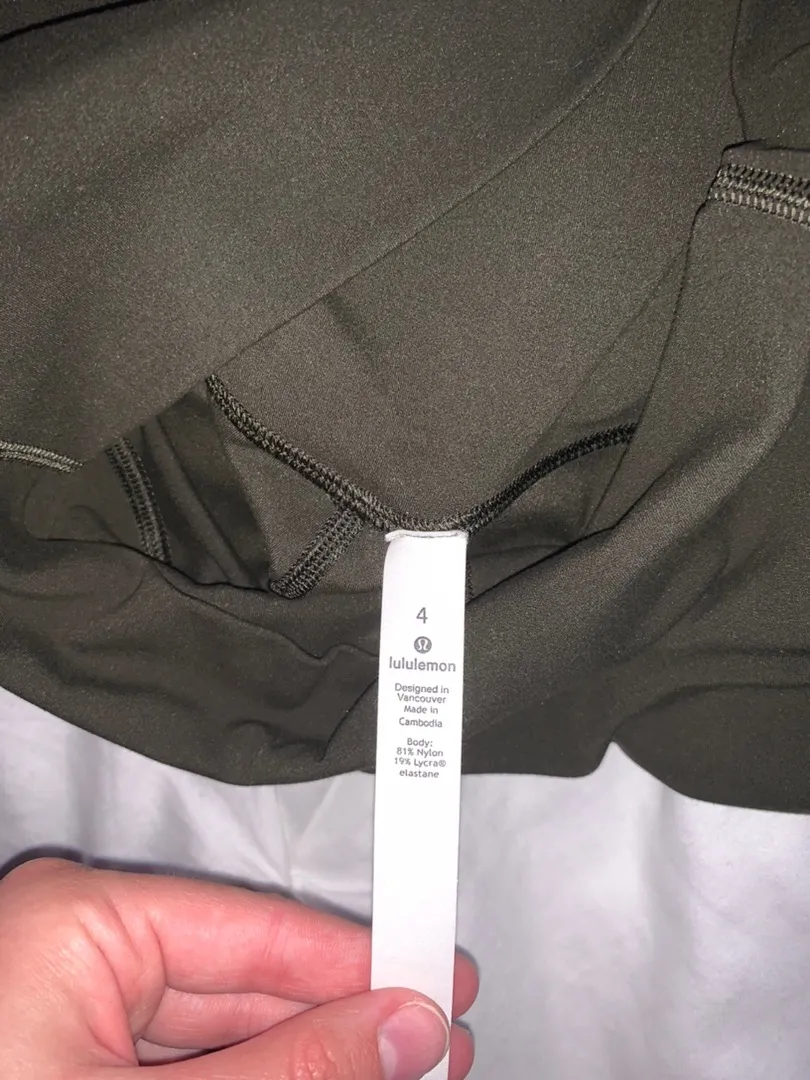 Lululemon Olive Green Leggings - Image 3