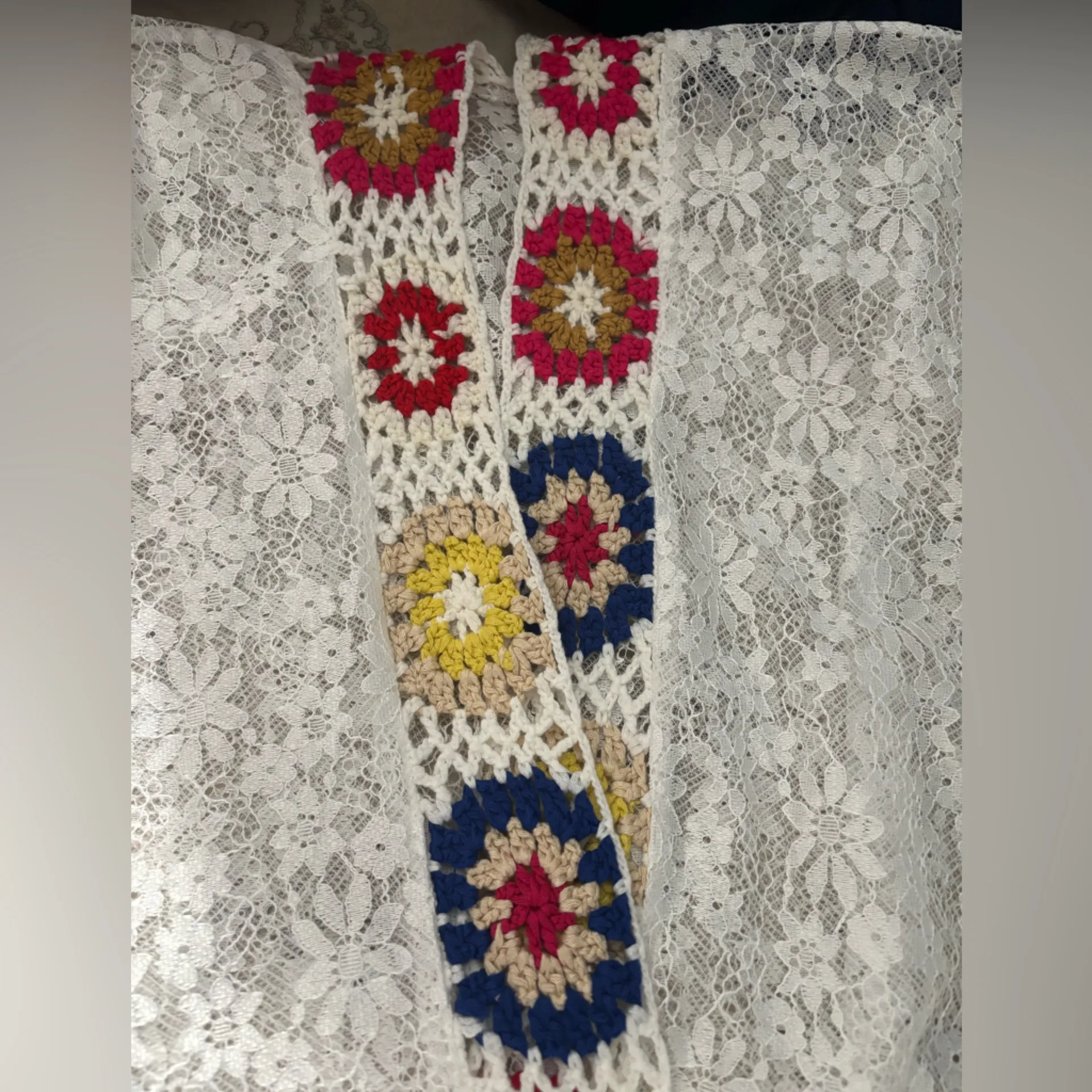 New White Lace Kimono Cover - Image 13