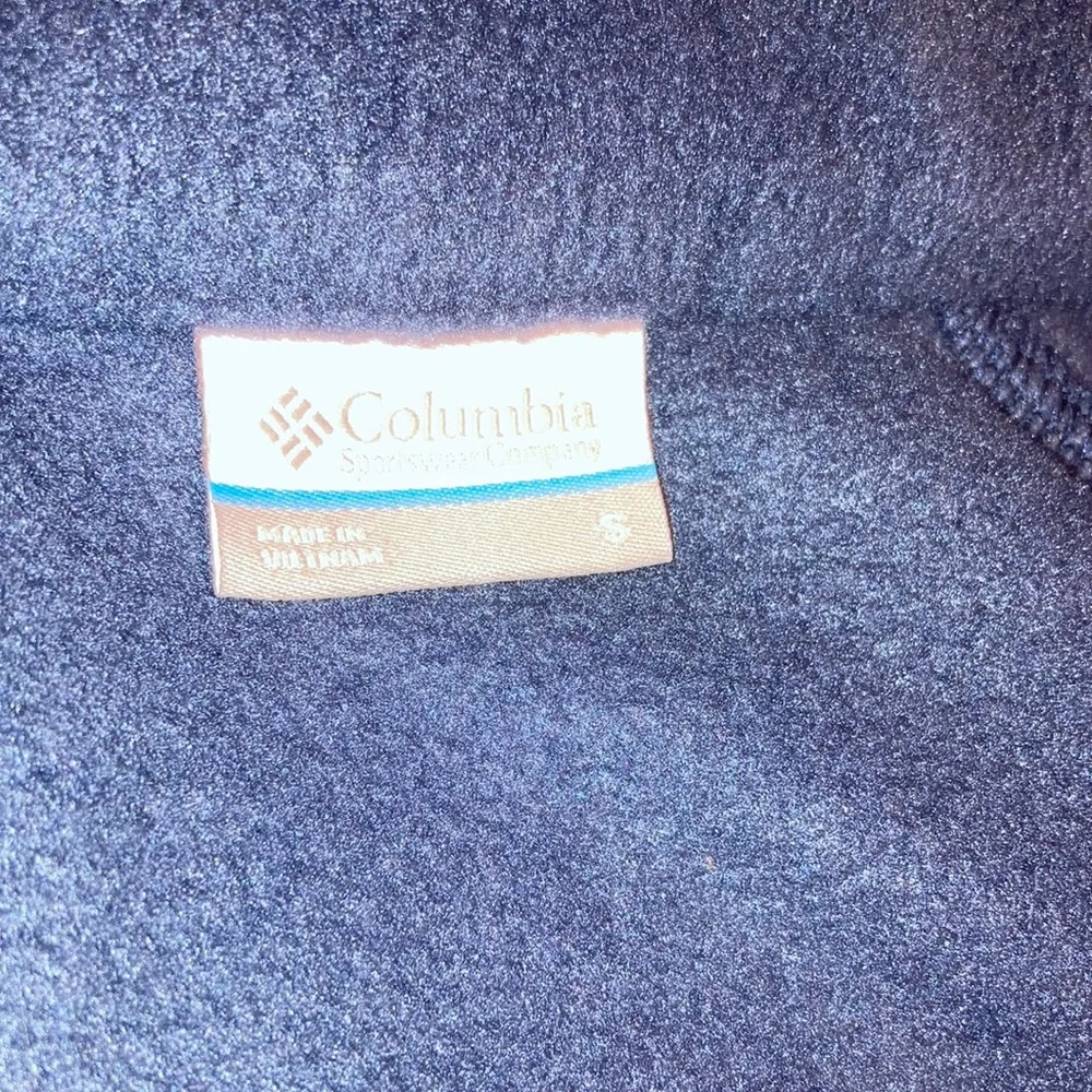 GUC COLUMBIA Jacket Women’s Benton Springs™ Full Zip Fleece Jacket Navy Size S - Image 3