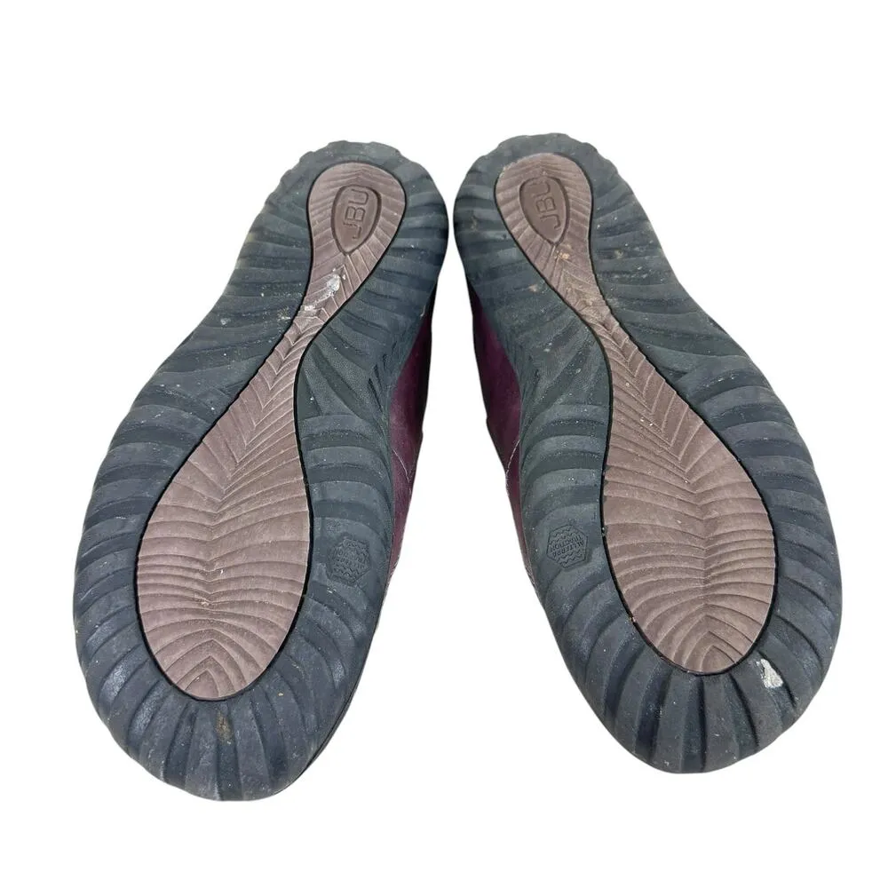 JBU Jambu Burgundy Crimson Fabric Rubber Vegan Slip-On Comfort Anti-Slip Shoes 7 - Image 6