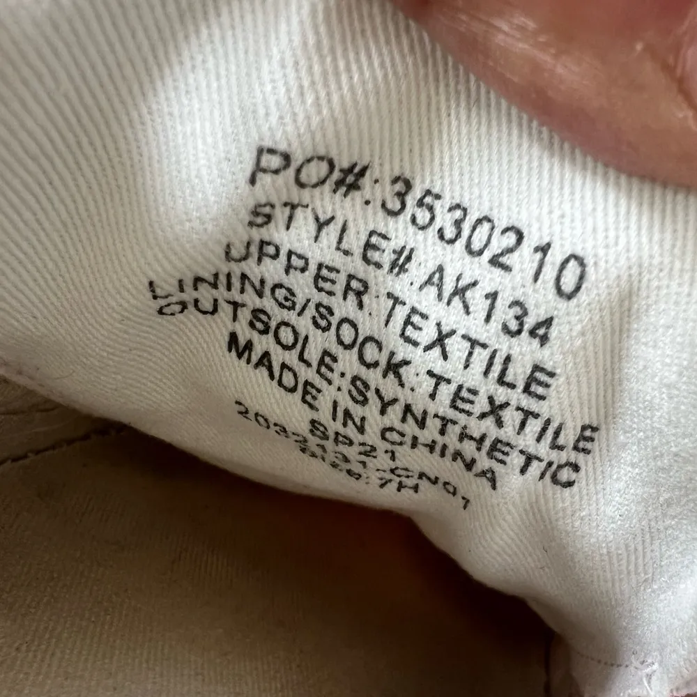 J Crew pink white gingham plaid canvas sneakers casual summer cottage 7 girly - Image 6