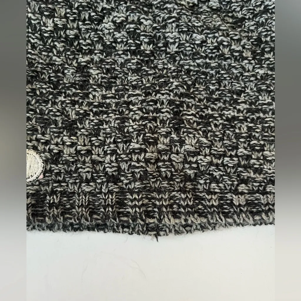 Pure Barre Black & Heather Gray Winter Pom Pom Hat Women's One Size - Image 9