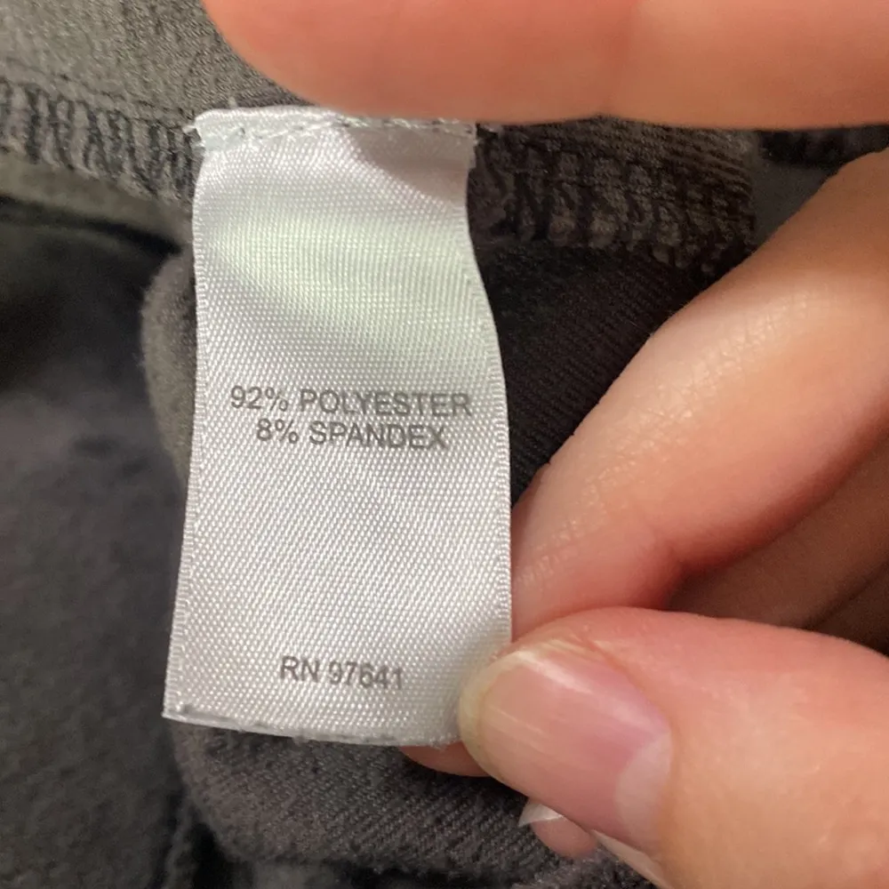 J Jill Pure Jill crushed velour full leg straight pants in grey size L Gray Size L - Image 9