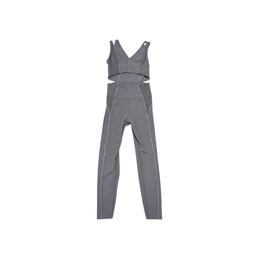 Nike Yoga Luxe Dri Fit Infinalon One Piece Jumpsuit Workout Activewear Medium Purple - $66 - From Jillian