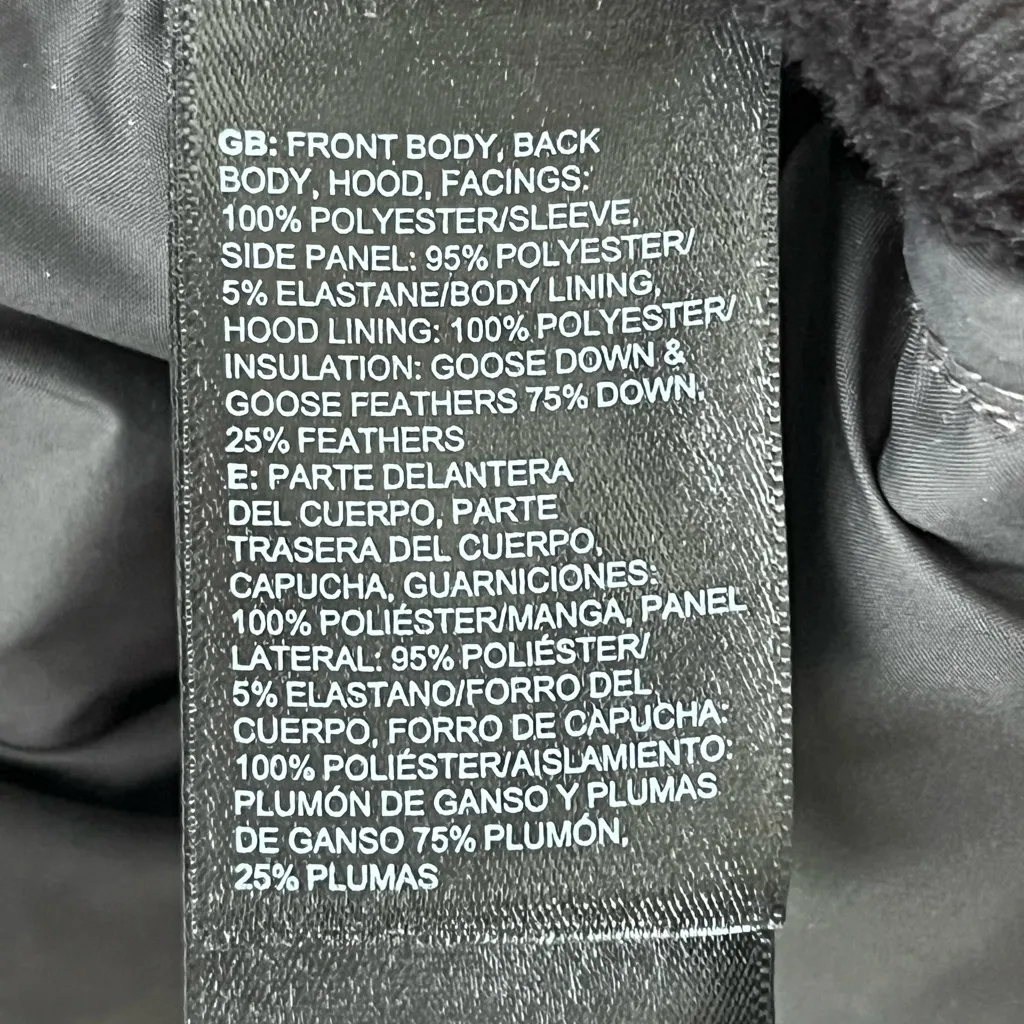 The North Face mashup 550 down insulated hooded pullover black small - Image 9