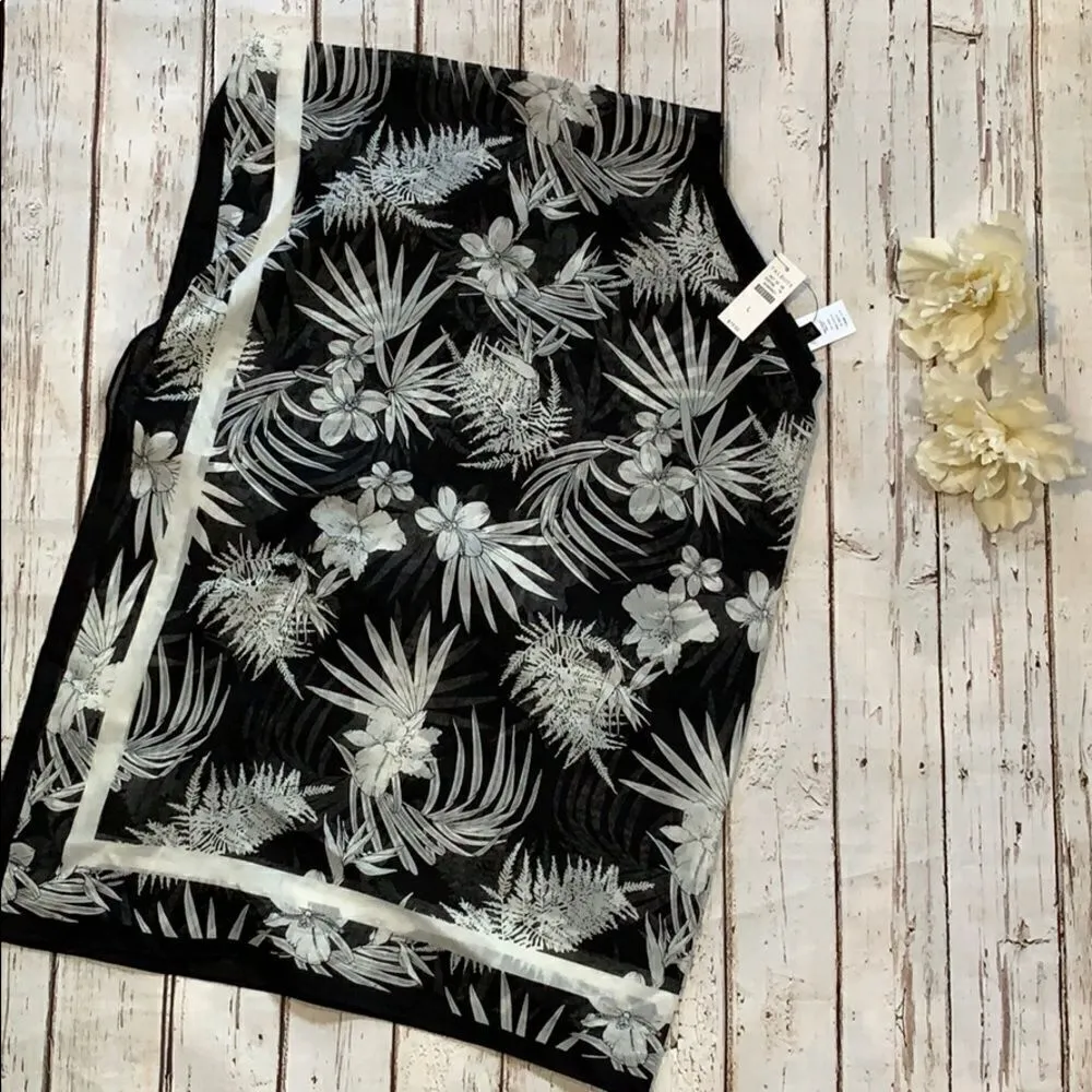 Talbots NWT pancho style sheer tunic top Large - Image 2