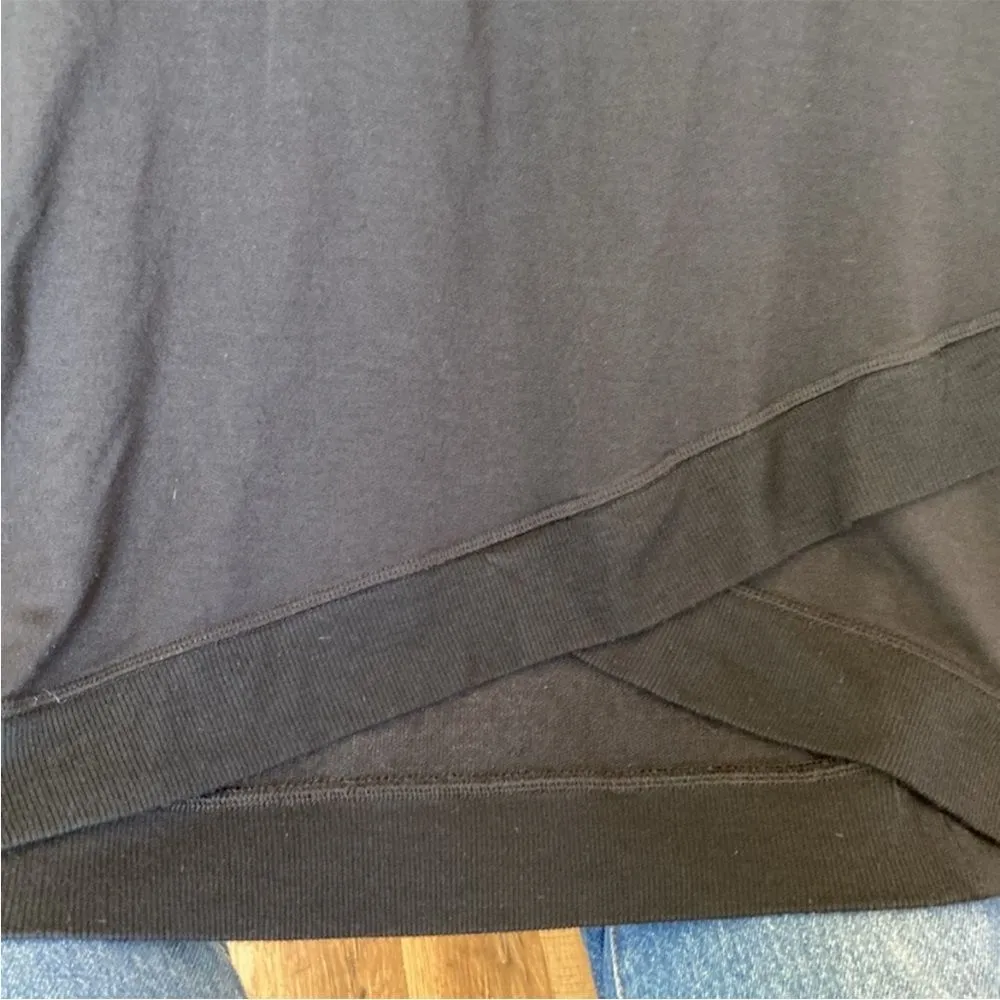 Athleta Black Criss Cross Sweater Dress With Thumb Holes, Wonen’s Size XS - Image 14