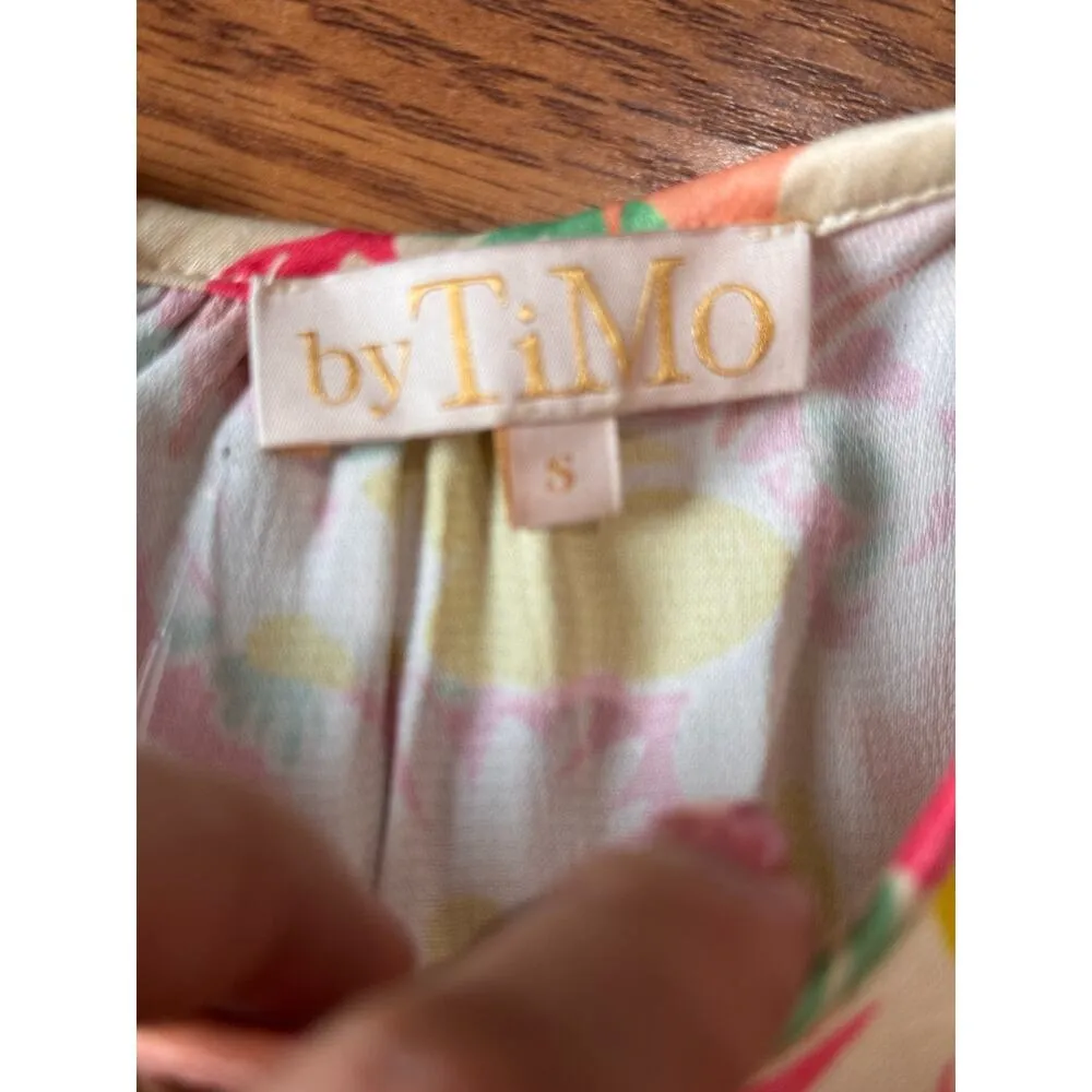 BYTIMO peach Shirred floral - Image 11