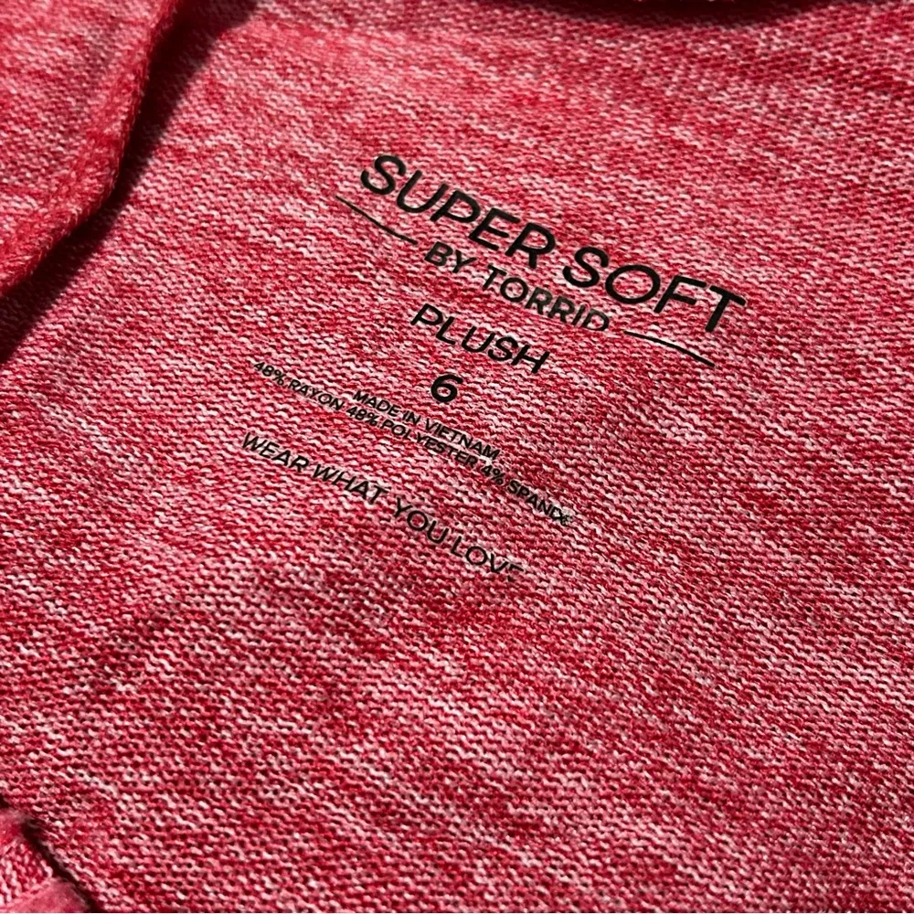 Super Soft Plush Sharkbite Top - 6X - Image 5