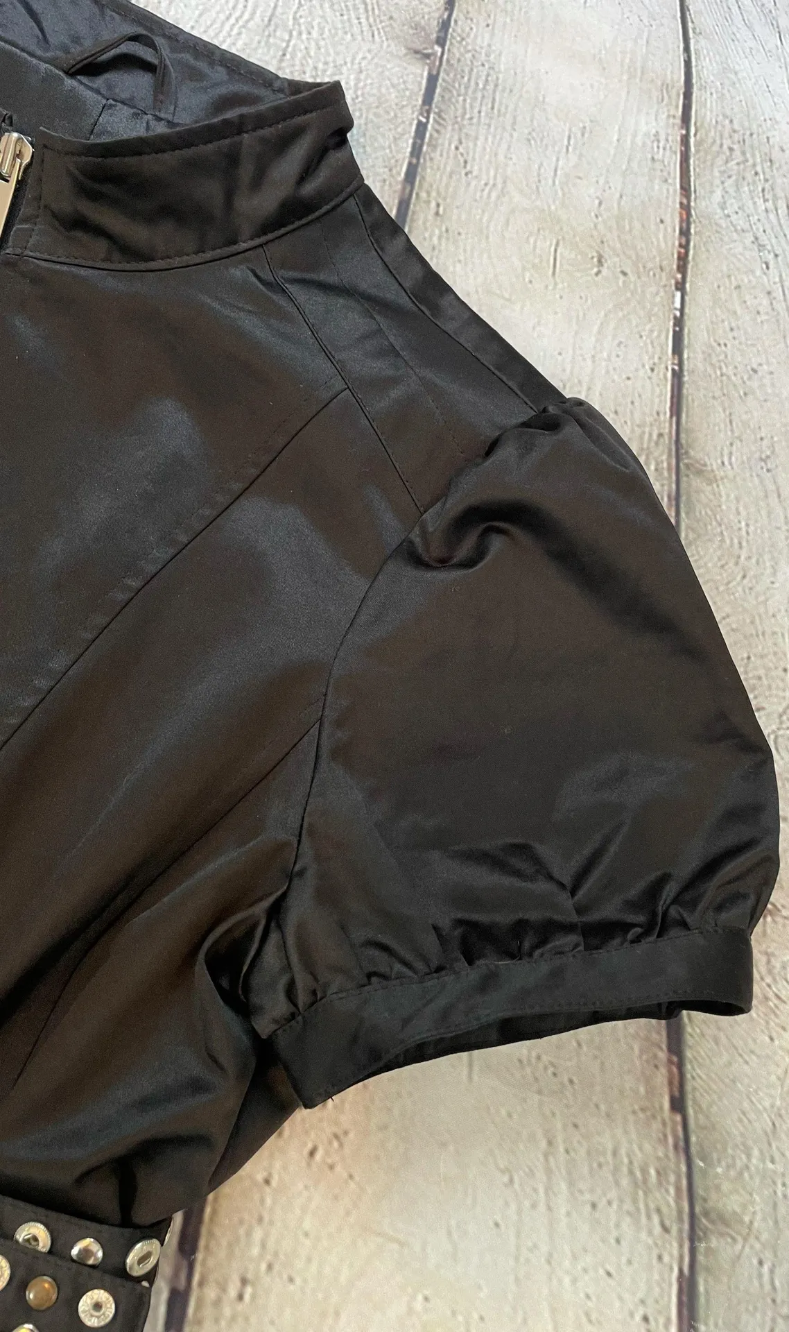 Black Studded Belt Coat NWT! - Image 6